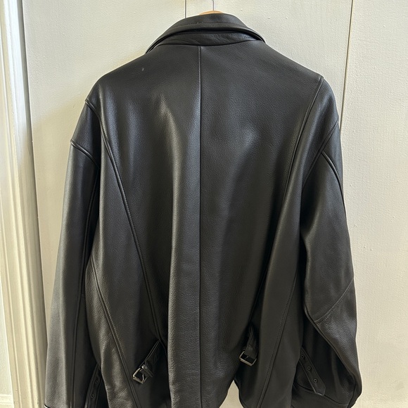 Vintage Eddie Bauer Dark Brown Leather Jacket - Picture 5 of 7